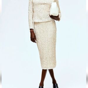 HM Sequined Pencil Skirt NWT size medium